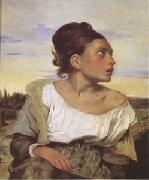 Eugene Delacroix Orphan Girl at the Cemetery (mk05) Spain oil painting artist